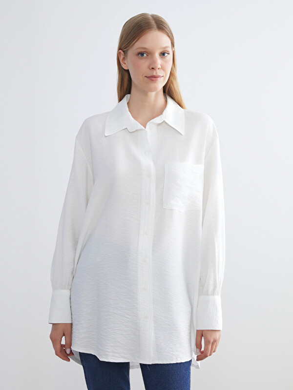 LCWAIKIKI Classic Oversize Kadın Gömlek Tunik