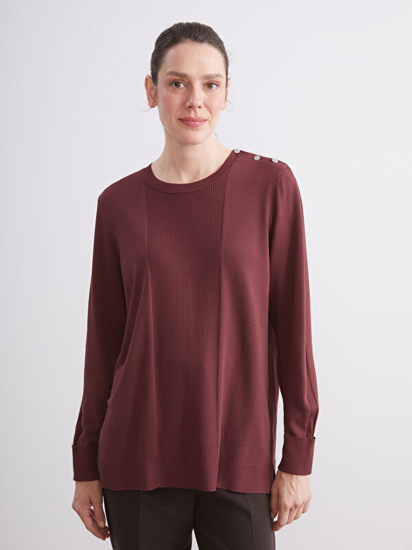 LCW Grace Crew Neck Women's Knitwear Sweater