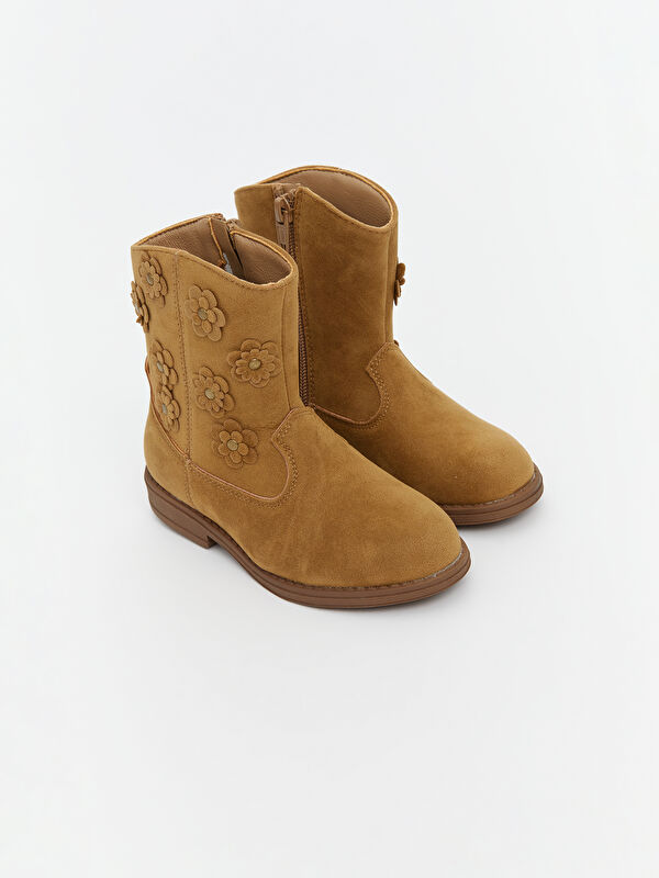 LCW STEPS Faux Leather Baby Girls' Boots