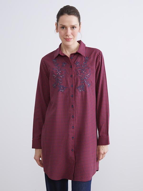 LCW Grace Floral Women's Shirt Tunic