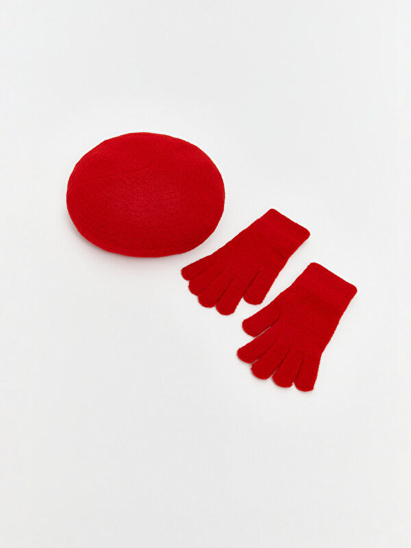 LCW ACCESSORIES Women's Painter Hat and Gloves
