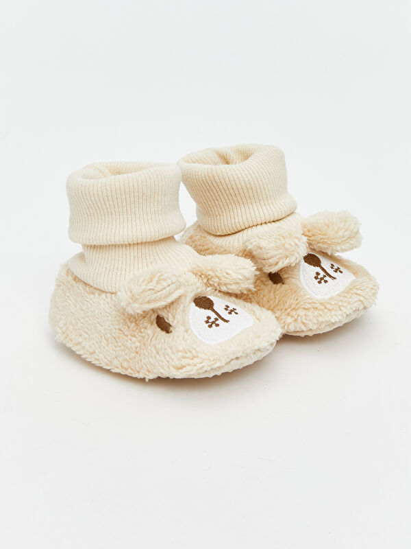 Hayvan Figürlü Erkek Bebek Çoraplı Ev Ayakkabısı - Görsel 2