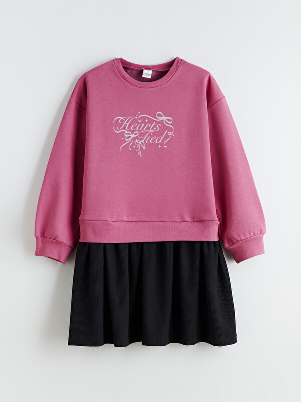 LCW Kids Crew Neck Girls' Dress