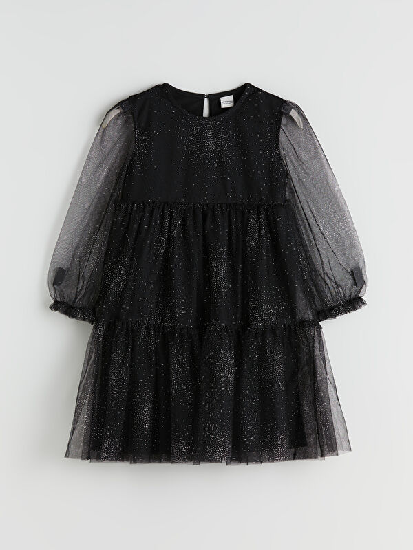 LCW Kids Crew Neck Girls' Tutu Dress