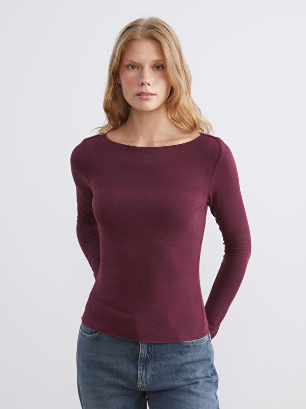 LCW Vision Bisiklet Yaka Kadın Body