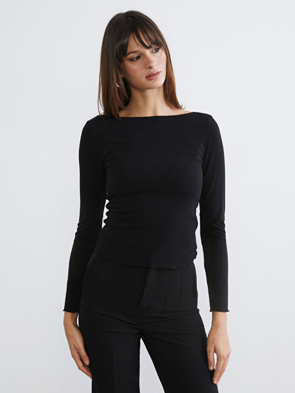 LCW Vision Bisiklet Yaka Kadın Body