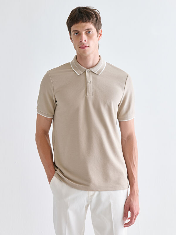 SOUTHBLUE Polo Yaka Penye Erkek Tişört