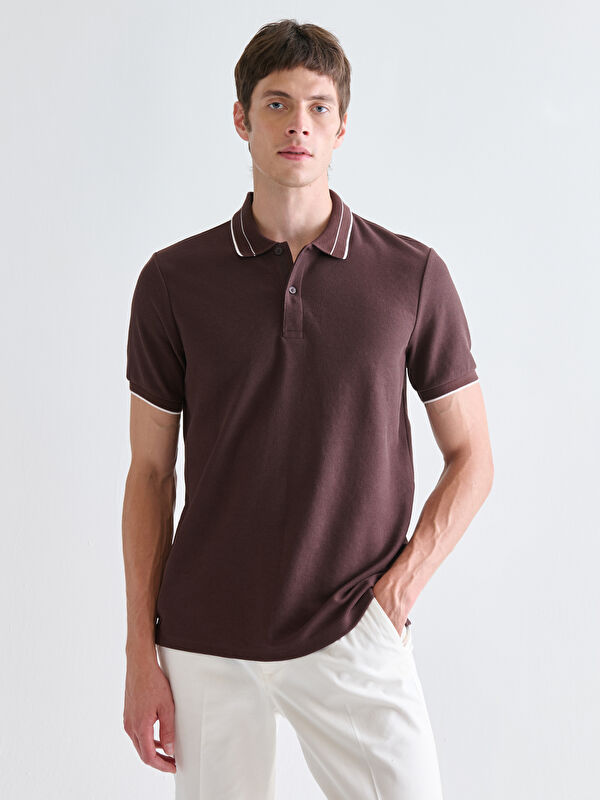 SOUTHBLUE Polo Yaka Penye Erkek Tişört
