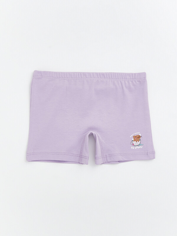 LCW Kids Baskılı Kız Çocuk Boxer