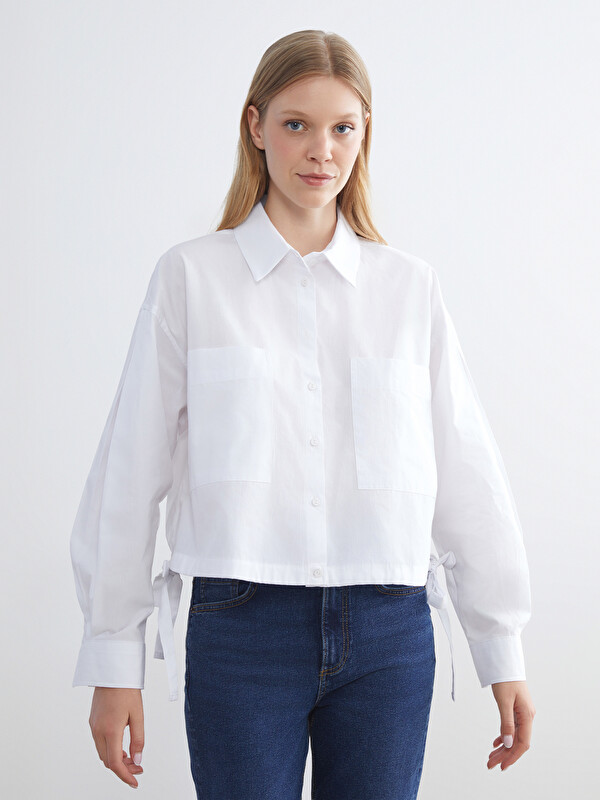 LCWAIKIKI Classic Oversize Poplin Kadın Gömlek