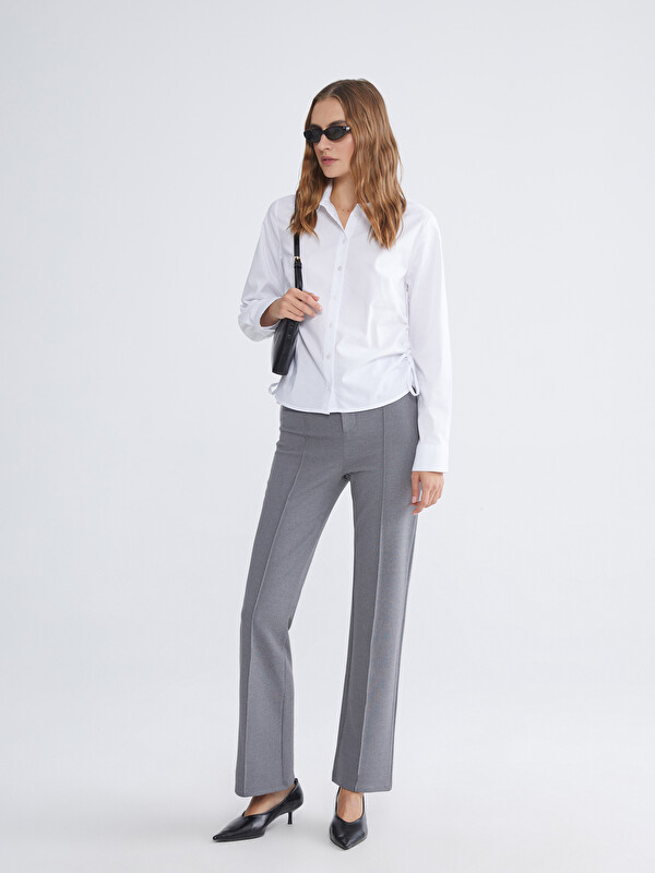 LCWAIKIKI Classic Dar Fit İspanyol Paça Kadın Pantolon