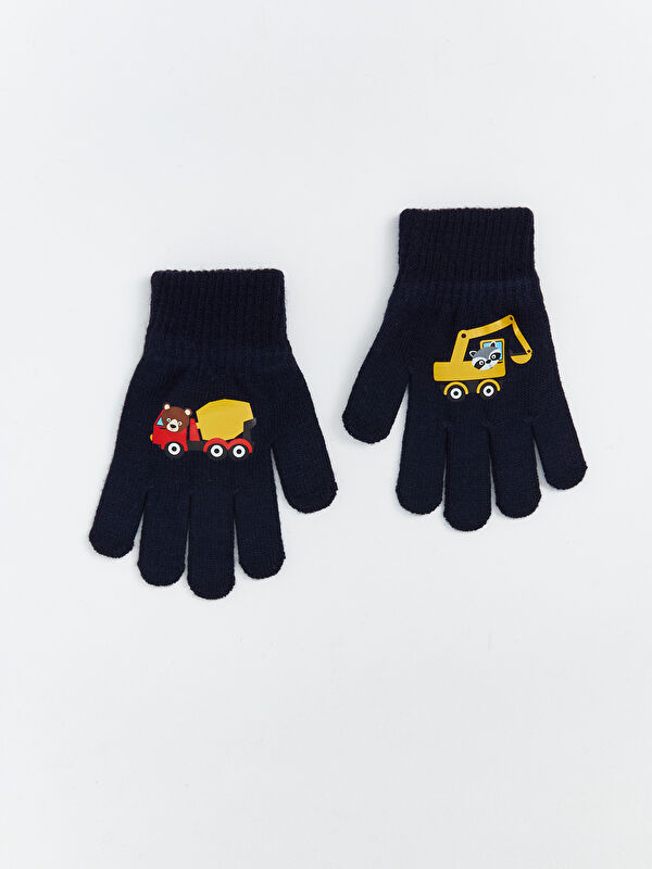 LCW ACCESSORIES Bedruckte Jungen Strickhandschuhe