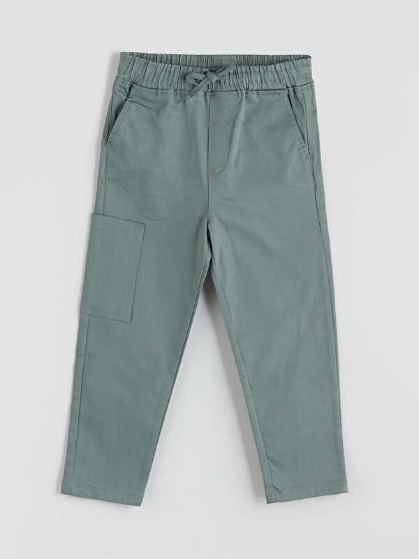 LCW Kids Pantalon Cargo à Taille Élastiquée pour Garçons