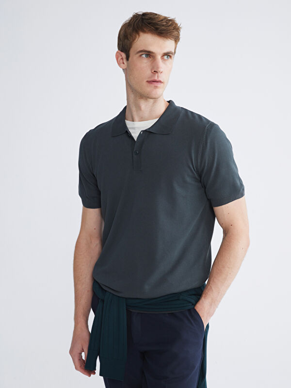 LCW Vision Polo Yaka Erkek Triko Tişört