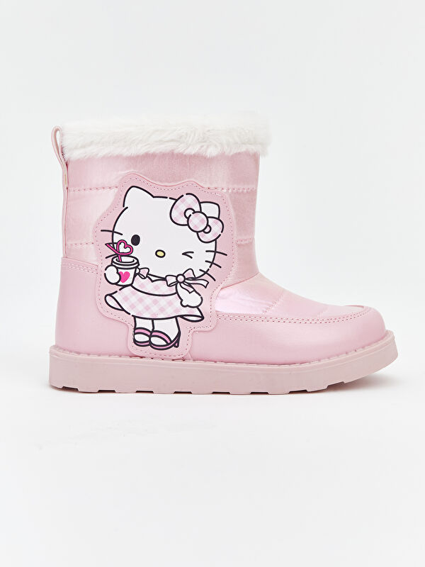 Hello Kitty Baskılı Kız Bebek Kar Botu - Görsel 3
