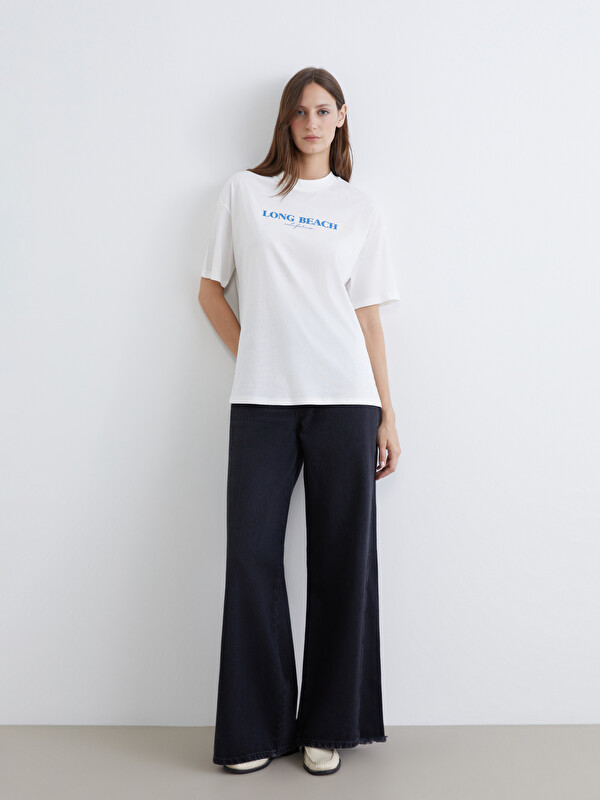 LCW ECO Wideleg Kadın Jean Pantolon