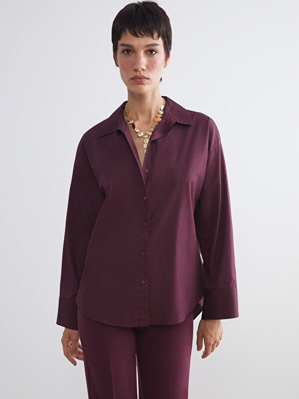LCW Vision Poplin Kadın Gömlek