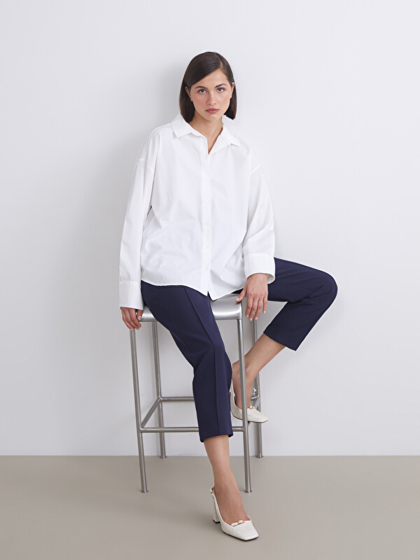 LCW Vision Poplin Kadın Gömlek
