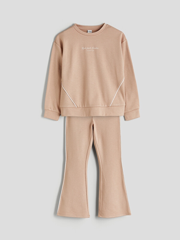 LCW Kids Мягкий свитшот и спортивные брюки для девочек