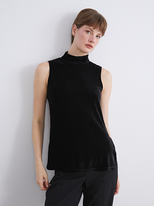 LCW Comfort Bluza od somota sa uspravnom kragnom