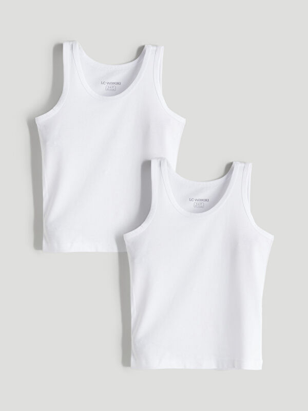 LCW Kids Basic Erkek Çocuk Atlet 2'li
