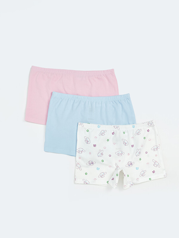 LCW Kids Cinnamoroll Baskılı Kız Çocuk Boxer 3'lü