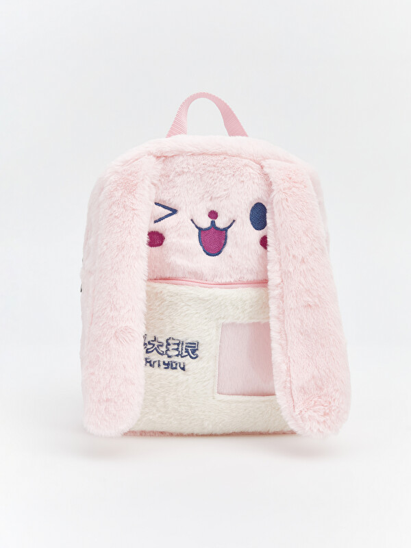 LCW ACCESSORIES Rabbit Figured Plush Girls' Backpack