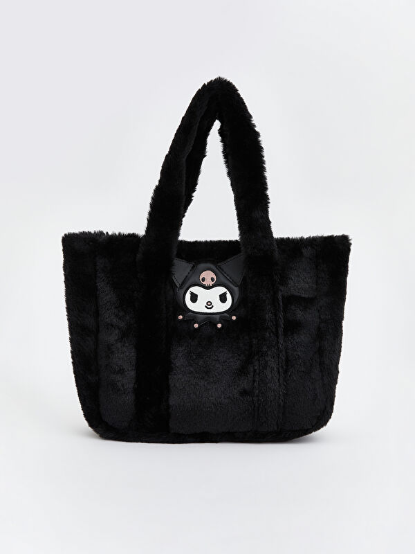 LCW ACCESSORIES Kuromi Bedruckte Plüsch Schultertasche für Mädchen