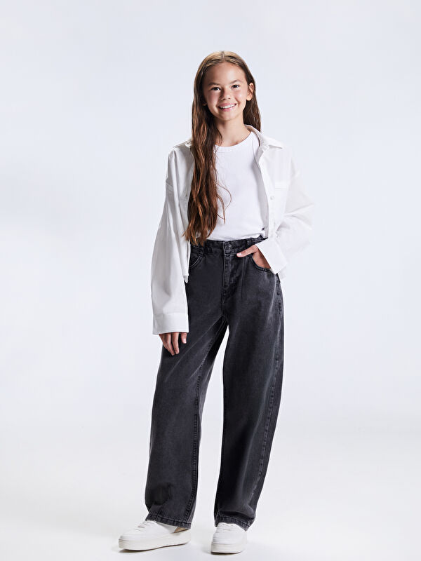 LCW Kids Barrel Fit Girls' Jeans