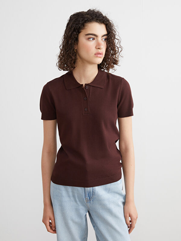 XSIDE Polo Neck Women's Knitwear Sweater