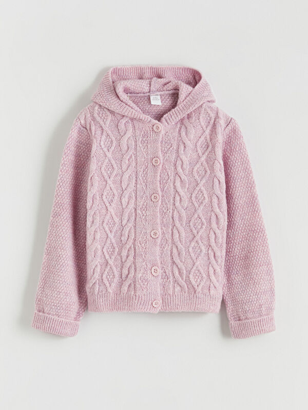 LCW Kids Girl's Hooded Cardigan