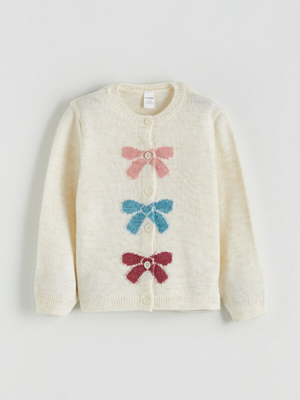 LCW Kids Cardigan pour Filles à Imprimé Nœud