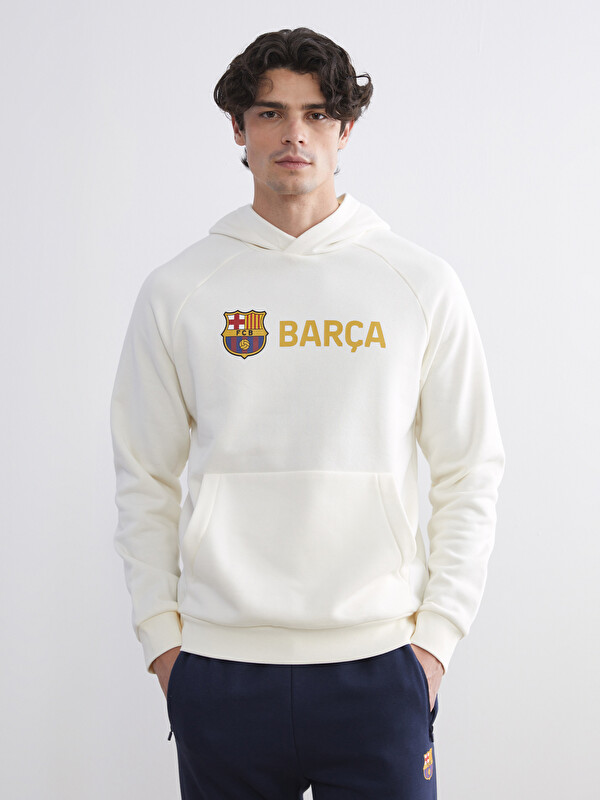 XSIDE ACTIVE Barcelona Baskılı Erkek Hoodie