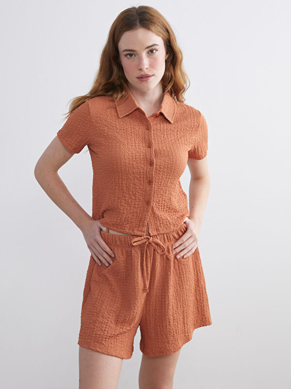 XSIDE Textured Women's Shirt