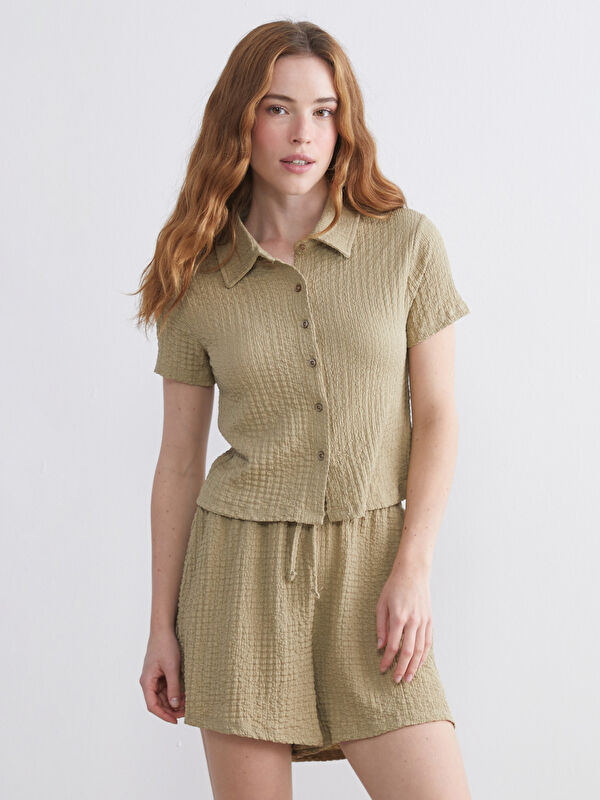 XSIDE Textured Women's Shirt