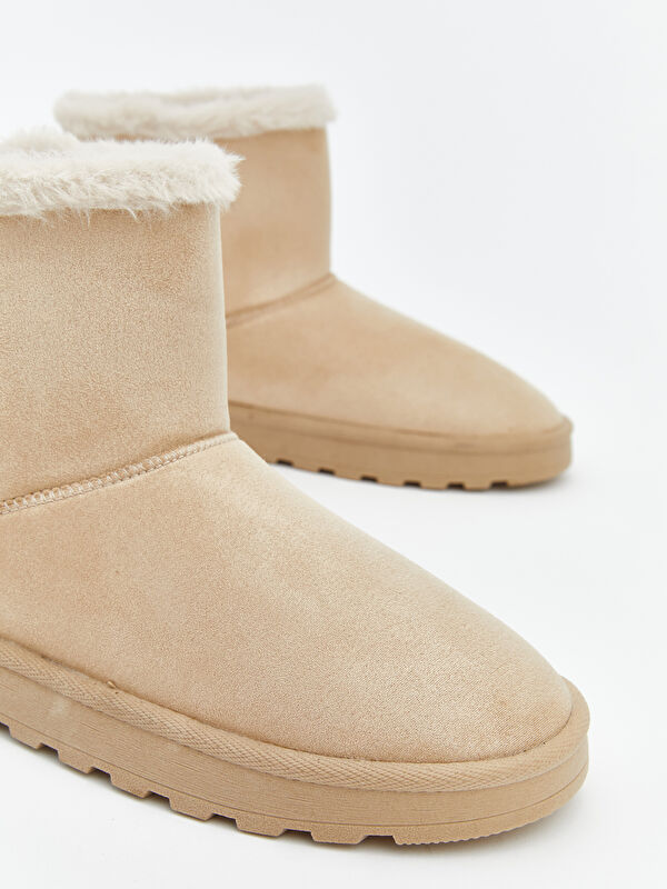 Süet Görünümlü Kadın Bot - Görsel 4