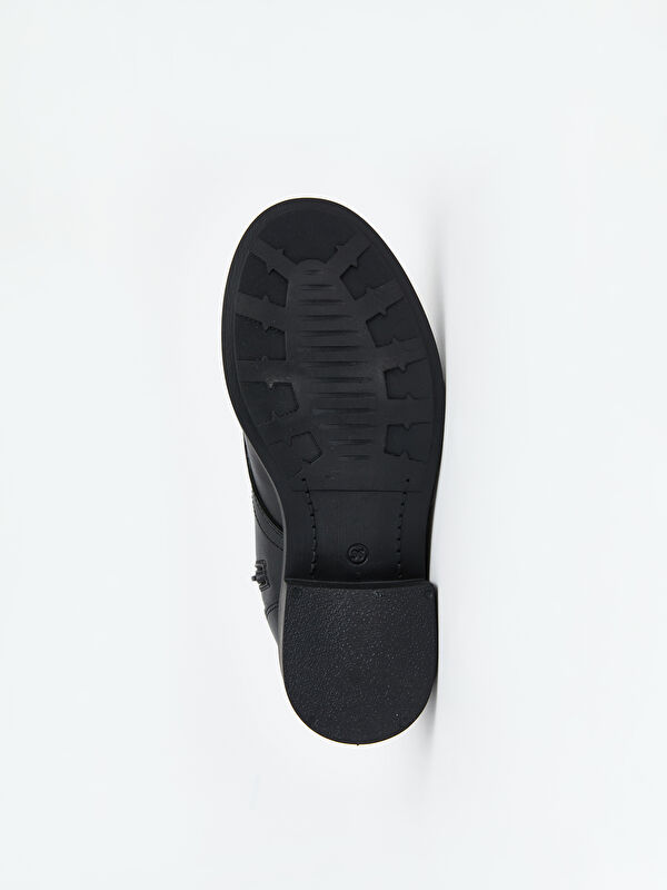 Deri Görünümlü Bağcıklı Kadın Bot - Görsel 5