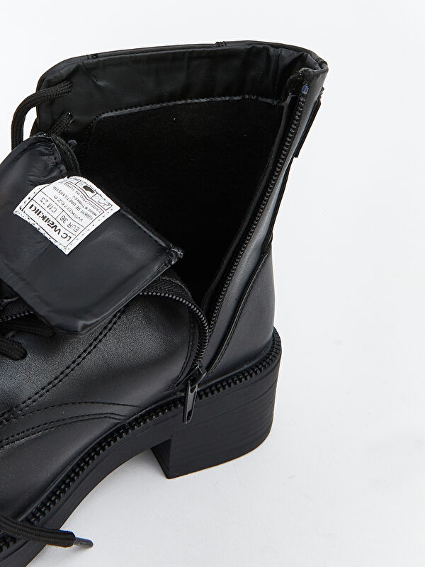 Deri Görünümlü Bağcıklı Kadın Bot - Görsel 8