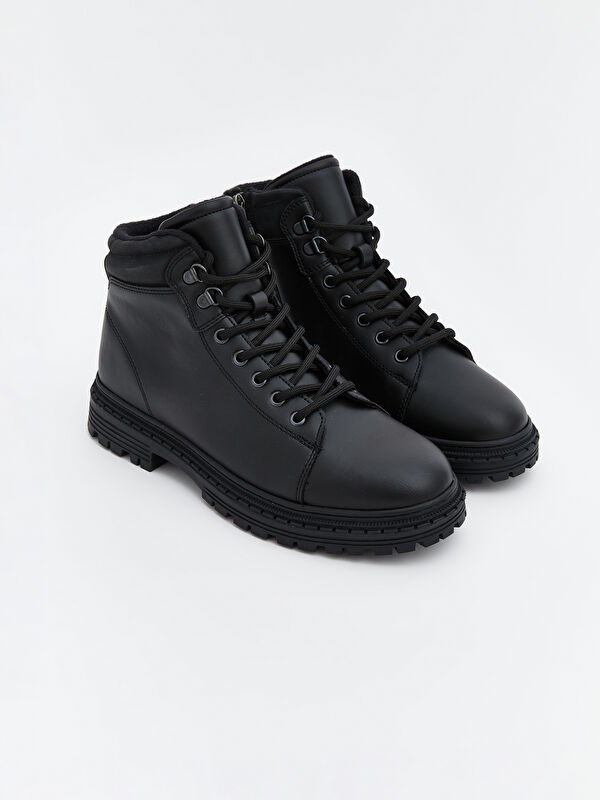 Bağcık ve Fermuarlı Erkek Bot - Görsel 2