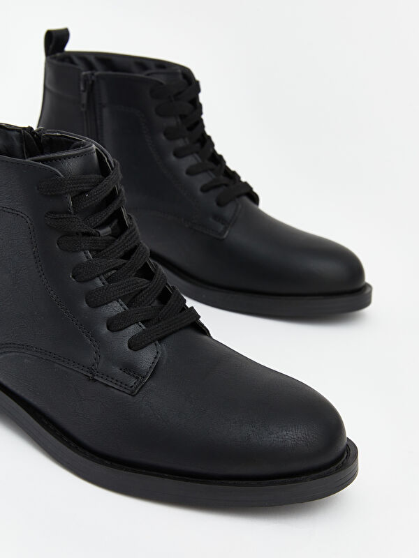 Deri Görünümlü Erkek Bot - Görsel 4