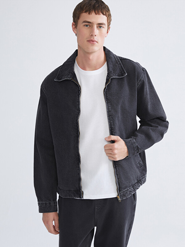 LCW Jeans Rahat Kalıp Erkek Jean Ceket