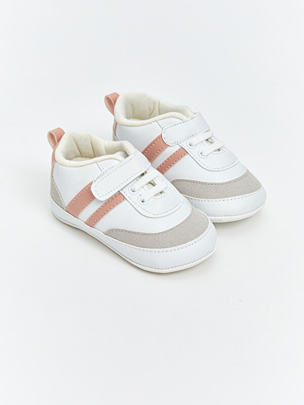 LCW STEPS Bağcık ve Cırt Cırtlı Kız Bebek Spor Ayakkabı