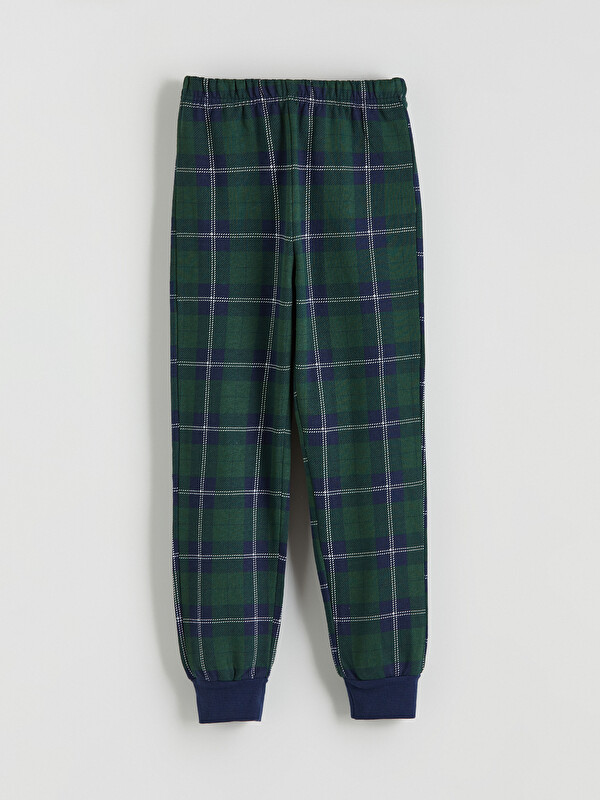 LCW Kids Beli Lastikli Ekose Erkek Çocuk Pijama Alt