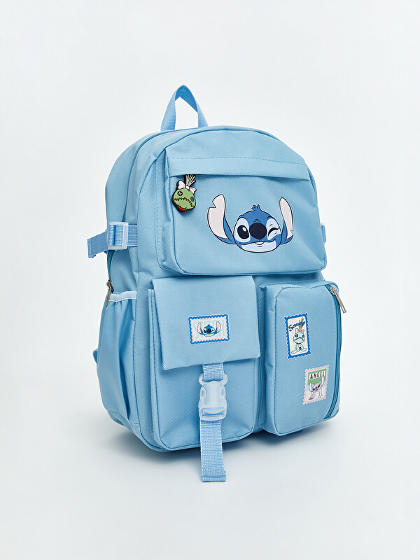 LCW ACCESSORIES Stitch Baskılı Kız Çocuk Sırt Çantası