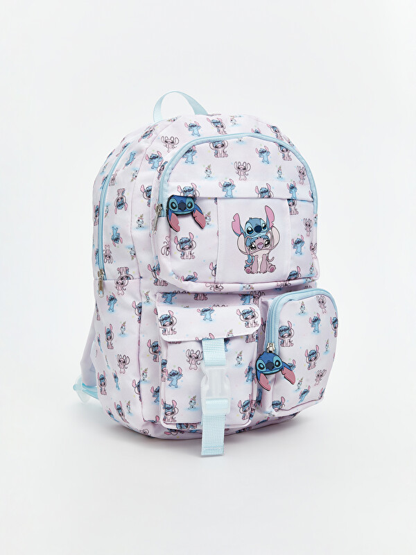 LCW ACCESSORIES Lilo ve Stitch Baskılı Kız Çocuk Sırt Çantası