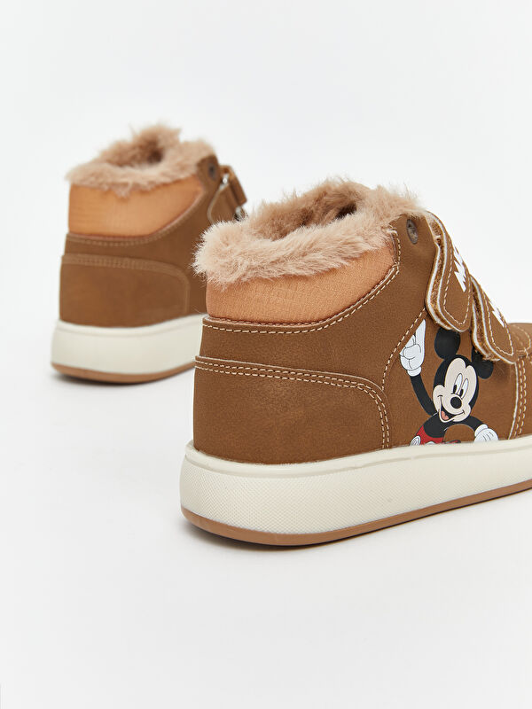 Mickey Mouse Baskılı Erkek Bebek Bot - Görsel 6