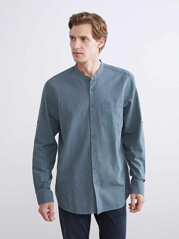 LCWAIKIKI Classic Regular Fit Uzun Kollu Poplin Erkek Gömlek