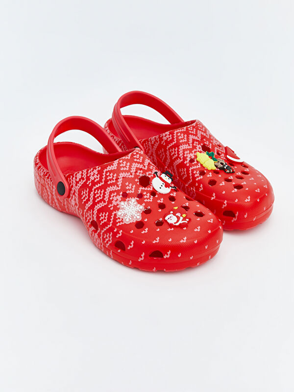LCW STEPS Christmas Themed Women's Clog Slippers