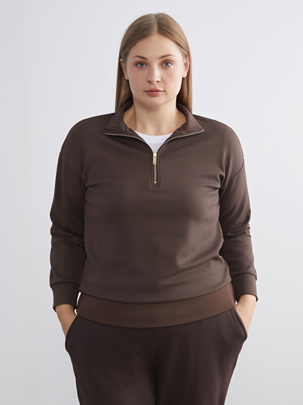 LCW EVERYDAY Dik Yaka Kadın Sweatshirt