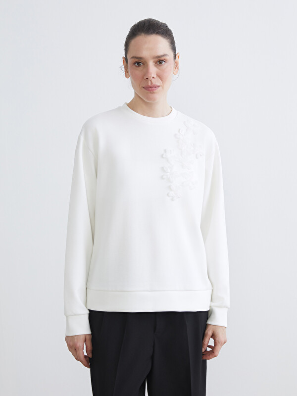 LCW EVERYDAY Bisiklet Yaka Kadın Sweatshirt